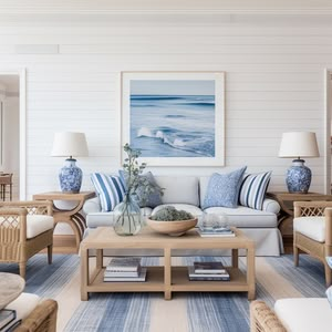 How to Create a Hampton Style with Nautical Vibe at Home — Abbeyfeale Interiors Australian Hamptons Style Interiors, Summer House Interior Design, Hamptons House Decor, Classic Coastal Interior Design, Beach Style Apartment, Seaside Apartment Interior Design, Coastal Hamptons Style Living Rooms, Hamptons Style Decor Living Rooms, Hamptons Coastal Living Rooms