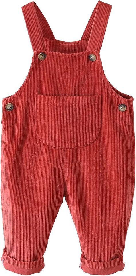 Amazon.com: SEAUR Baby Boy Girl Cord Bib Overalls Cotton Button Strapsoveralls Plain Romper Loose Jumpsuit, 01 Gelb : Kleidung, Schuhe & Schmuck Button Suspenders, Baby Overall, Overall Outfit, Corduroy Overalls, Loose Jumpsuit, Elegant Baby, Bib Overalls, Unisex Baby, Boy Girl