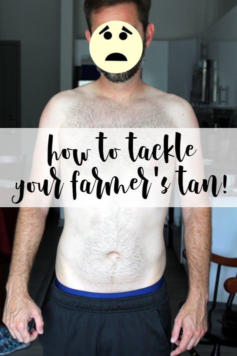 How to hide your farmer's tan. Learn how I tackled my boyfriend's farmer's tan using a sunless tanner. Plus tips for using sunless tanners and natural ways to give your skin that summer kiss of bronze without using a sunless tanning product with DHA. #sunlesstanner #summer via @soapdeligirl Diy Natural Beauty Recipes, Farmers Tan, How To Tan Faster, How To Tan, Summer Beauty Tips, Tanning Skin Care, Natural Skincare Recipes, Best Tanning Lotion, Sunless Tanner