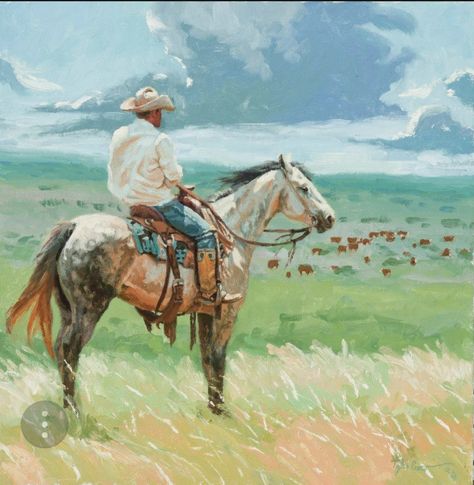 Cowboy Artists, Cowboy Pictures, Western Artwork, Crow Art, Western Paintings, Western Artist, West Art, Watercolor Horse, Cowboy Art