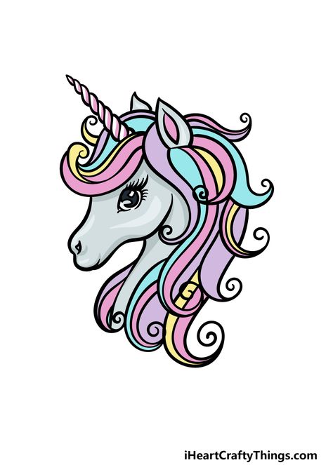 How To Draw A Rainbow Unicorn – A Step by Step Guide Unicorn Images Free Printable, Unicorn Images Cute, Rainbow Unicorn Drawing, Draw A Rainbow, Unicorn Clip Art, Happy Birthday Clip Art, Rainbow Unicorn Cake, Cute Rainbow Unicorn, Unicorn Images