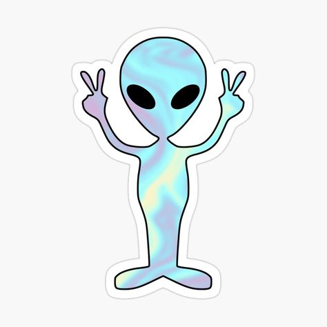 Alien Peace Sign Tattoo, Alien Peace Sign, Peace Sign Tattoo, Peace Sign Tattoos, Peace Fingers, Sign Tattoo, Cute Laptop Stickers, Sign Sticker, Roald Dahl