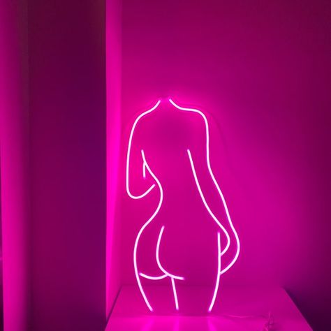 Male Bedroom Ideas, Patio Wedding, Light Up Signs, Female Art Painting, Neon Aesthetic, Led Signs, White Clay, Handmade Beads, Unique Home Decor