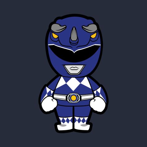 Blue Ranger Chibi - Blue Ranger - T-Shirt | TeePublic Chibi Power Rangers, Power Ranger Pinata, Green Power Ranger Drawing, Power Rangers Cartoon, Power Rangers Illustration, Blue Power Ranger, Power Rangers Blue, Power Rangers Logo, Festa Power Rangers