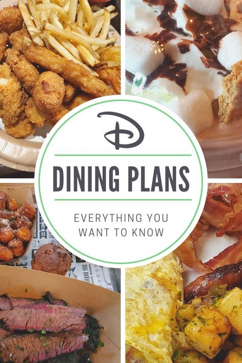 Trying to understand the Dining Plans offered at Walt Disney World? Want to know if it's a good value? We have everything you want to know about the Disney Dining Plans. Plus learn about the new Disney Dining Plan Plus the newest meal plan at WDW. Disney Dining Reservations, Wear To Disney World, Disney Menus, What To Wear To Disney, Disney World Dining, Snacks List, Dining Plan, Disney World Restaurants, Disney World Food