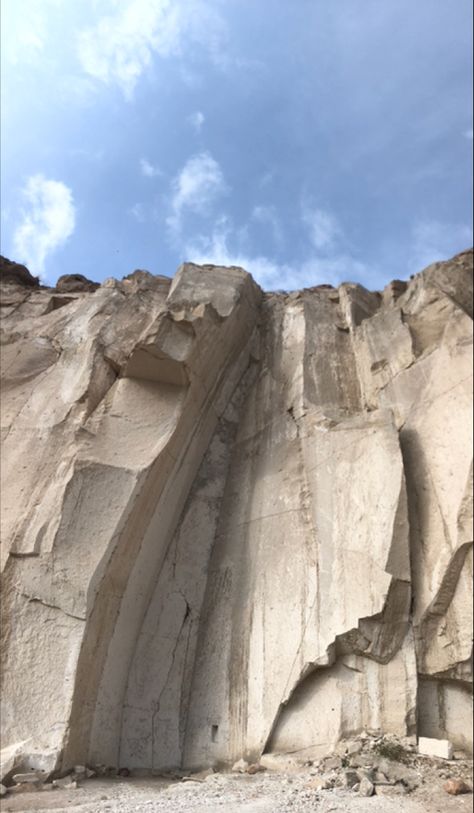 Limestone patio