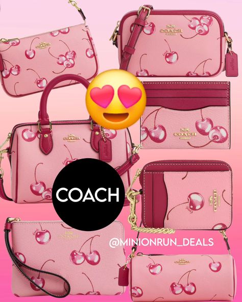 💥😍Super cute C0ach Cherry collection up to 65% off! ▫️▫️▫️▫️▫️▫️▫️▫️▫️▫️▫️ NEVER MISS OUT ON A DEAL! ✅ Join my F@cebook Group ✅ Join my Telegr@m channel ✅All l!nks are in my b!o ⁣⁣& stories ✅️ ⁣Follow my backup acct @minionhot_deals l!nks are affiliated. #couponcommunity #discount #deals #clearance #coach #handbags Handbag Heaven, Coach Outlet, Outlet, Cherry, Super Cute, Finding Yourself, Shoulder Bag, Handbags, Pins