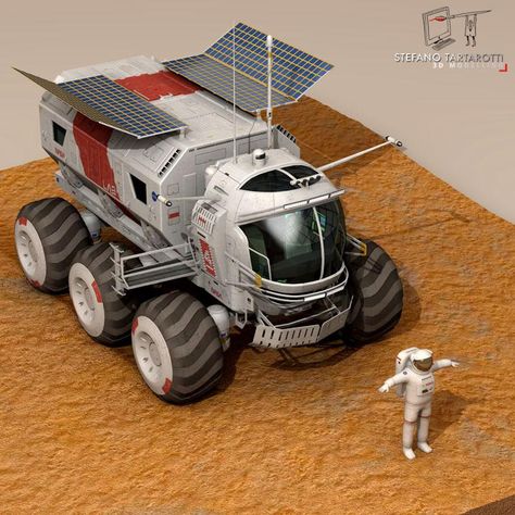 Lunar vehicle 3D Model #AD ,#Lunar#vehicle#Model Lunar Vehicle, Tanker Truck, Retro Rocket, Mars Rover, Mission To Mars, Tanker Trucking, Concept Car Design, Truck Design, Futuristic Cars