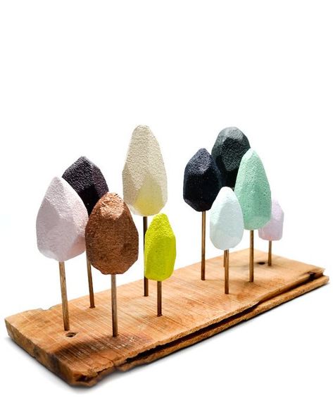 ace way to display your paint swatches! gonna do this in my next job. Paint Swatch Forest by 2of2: Architecture Model Trees, Maquette Architecture, Model Tree, Landscape Model, Arch Model, Paint Swatches, Architecture Student, Wooden Sculpture, Architecture Presentation