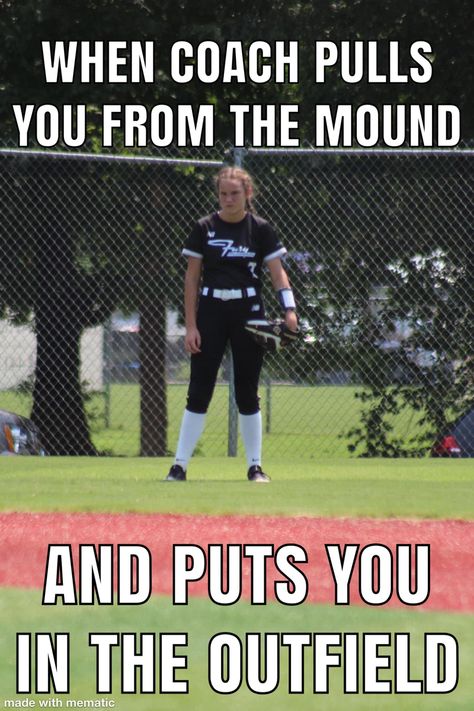 Cute Softball Quotes, Inspirational Softball Quotes, Softball Rules, Softball Chants, Funny Softball Quotes, Softball Memes, Softball Cheers, Softball Funny, Softball Problems