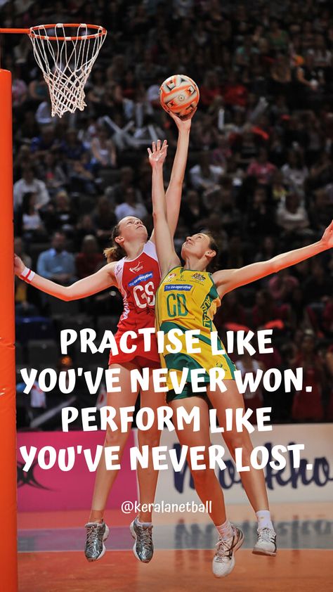 Netball Outfits, Netball Pictures, Netball Aesthetic, Netball Quotes, Soccer Quotes Funny, Netball Drills, Badminton Quotes, Netball Coach, Impossible Quotes