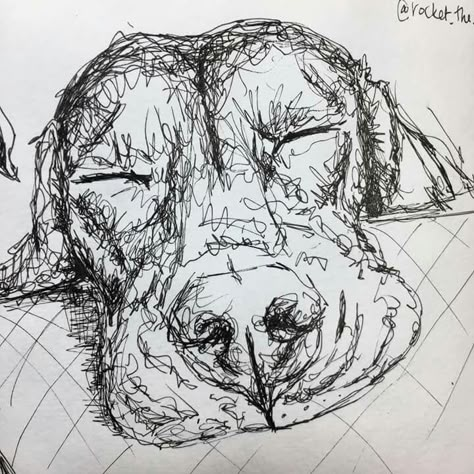 Lab Drawing Reference, Labrador Sketch, Ear Tattoo Ideas, Ear Tattoos, A Level Art Sketchbook, Scribble Art, Pen Art Drawings, Dog Sketch, A Level Art