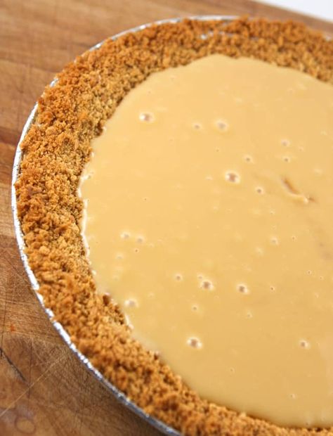 Delicious Salted Caramel Pie Recipe | Pip and Ebby Salted Caramel Pie Recipe, Caramel Pie Recipe, Salted Caramel Pie, Caramel Pie, Glass Baking Dish, Pies And Tarts, Cakes And Pies, Easy Delicious Recipes, How Sweet Eats