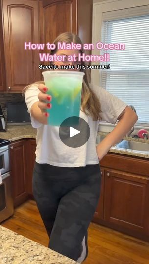 192K views · 4.8K reactions | Here’s my not so secret ocean water recipe to make at home! The perfect summer lemonade treat #freshlemonade #oceanwater #summerdrinkrecipes | Edward Reynolds | Edward Reynolds · Original audio Ocean Water Recipe, Summer Lemonade, Summer Drink Recipes, Fresh Lemonade, Water Recipes, Ocean Water, Adult Beverages, Adult Drinks, Mixed Drinks