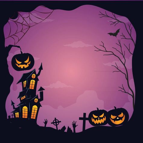 halloween background template with scary pumpkin face Scary Pumpkin Faces, Poster Halloween, Halloween Background, Scary Wallpaper, Album Art Design, Halloween Vector, Background Template, Pumpkin Face, Scary Pumpkin