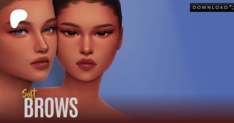 Eyebrow set NO7(download) | TwistedCat Twisted Cat Eyebrows, Sims 4 Cc Eyes, Mod Hair, Gender Flags, Sims4 Clothes, Sims Hair, Best Mods, Help Me Grow, Sims 4 Cas