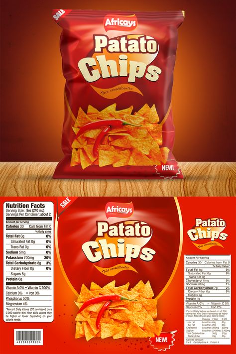 #Patatochips #Chipspackaging #Packagingdesign #PackagingProfessionnel #EmballagePersonnalisé #PackagingDesign #EmballageInnovant #PackagingÉcoResponsable #EmballageSurMesure #PackagingCreatif #label#PackagingEntreprise Chips Packaging Design, Book Cover Graphic Design, Cover Graphic Design, Chips Packaging, Chip Packaging, Snacks Packaging, Packaging Template Design, Banner Design Inspiration, Clothes Business