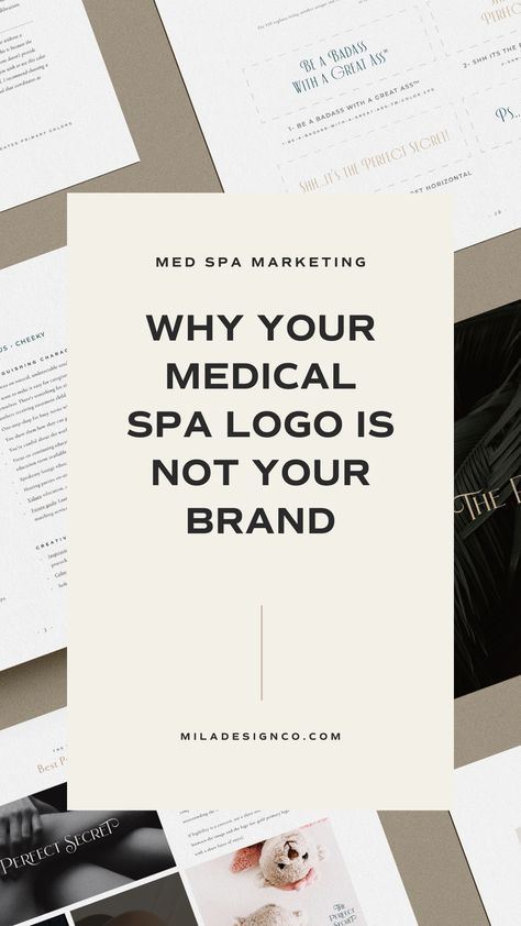 Medical Spa Logo, Medical Spa Branding, Nurse Esthetician, Med Spa Logo, Med Spa Branding, Med Spa Design, Medspa Branding, Med Spa Marketing, Spa Logo Design