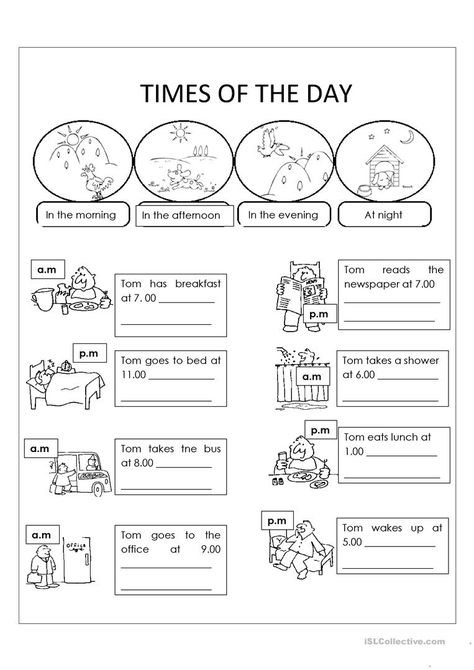 DAY AND NIGHT worksheet - Free ESL printable worksheets made by teachers Day And Night Worksheet, Morning Work Kindergarten Free, English Everyday, Ingles Kids, Worksheet Math, Apple Alphabet, Kindergarten Morning Work, Everyday Math, Times Of The Day