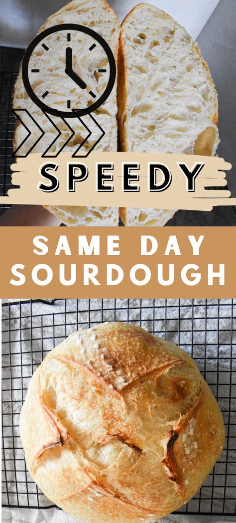 Same Day Sourdough Bread, Same Day Sourdough, Spelt Bread Recipe, Homemade Sourdough Bread Recipes, Easy Sourdough Bread Recipe, Recipe Using Sourdough Starter, Spelt Bread, Sourdough Bread Starter, Sourdough Starter Discard Recipe