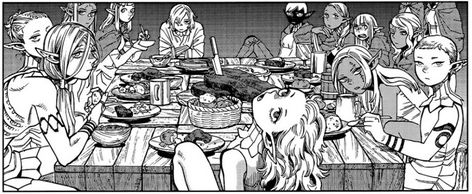 Delicious in Dungeon Dungeon Meshi, Beautiful Drawings, Witch Hat, Manga Comics, Book Club Books, Manga Art, Art Inspo, Elf, Character Art