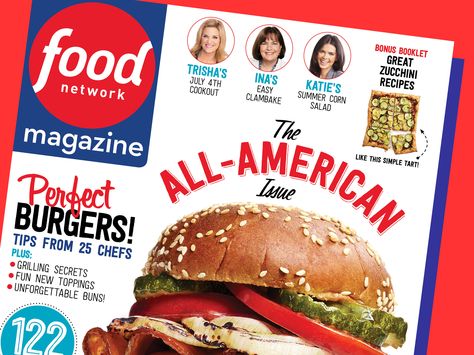 Food Network Magazine: July/August 2015 Recipe Index : Food Network - FoodNetwork.com Cookout Recipes, Food Network Chefs, Patriotic Desserts, Magazine Recipes, Clam Bake, Cookout Food, Food Network Magazine, Food Club, Entertaining Ideas