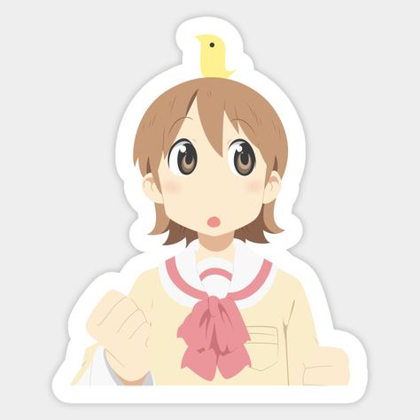 Nichijou Characters, Mai Nichijou Icon, Nichijou Official Art, Yuuko Aioi, Mai Chan, Nichijou Stickers, Nichijou Figurines, Anime Stickers, Kawaii Stickers