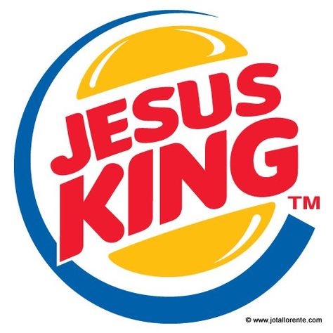 Jesus King. I wonder what kind of burgers they sell here! 🤣 (I do not own this AWESOAME logo) Burger King Gift Card, Fastfood Restaurant, Fast Food Logos, Secret Menu Items, Ex Friends, Secret Menu, Bacardi, Fast Food Restaurant, Logo Food