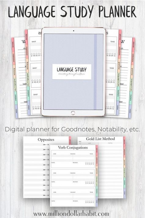 Printable Language Learning Schedule Template Word Example Published By Michael Thomas. Language learning schedule template - A fantastic schedule is a program for organizing and controlling time. It typically describes the specific activ... Language Study Planner, Language Planner, Study Planner Free, Language Journal, Planner Free Printable, Learning Languages Tips, Exam Study Tips, Digital Notes, Exams Tips