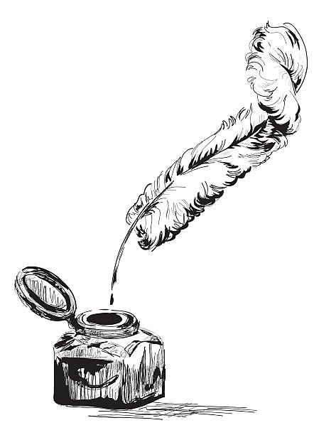 1,892 Ink Pot Drawing Illustrations & Clip Art - iStock Ink Pot Drawing, Quill Tattoo, Pen Vector, Pot Drawing, Ink Pot, Feather Quill Pen, Quill And Ink, Bottle Drawing, Feather Quill