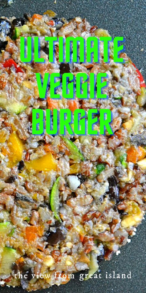 veggie burger in pan Vegan Veggie Burger, Veggie Burger Recipe, Homemade Veggie Burgers, Meatless Burgers, Veggie Burgers Recipe, Starch Solution, Easy Healthy Eating, American Summer, America's Test Kitchen Recipes