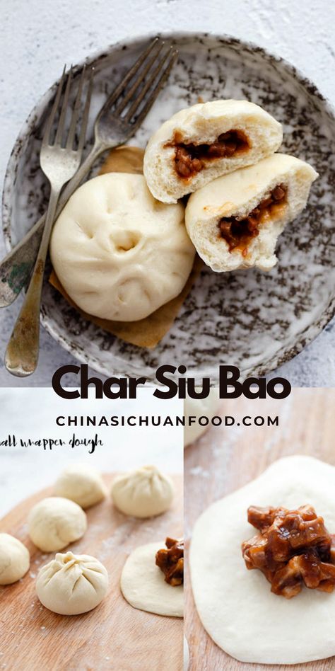 Char Siu Bao- Chinese BBQ Pork buns Chinese Bbq Pork Buns, Bbq Pork Buns, Char Siu Bao, Char Siu Sauce, Siu Bao, Pork Bun, Chinese Bbq Pork, Chinese Pork, Bao Buns