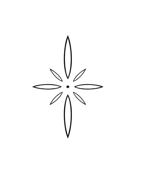 Flower Star Tattoo, Person Outline Tattoo, Pen Tattoo, Tiny Wrist Tattoos, Small Flower Tattoos, Hand And Finger Tattoos, Small Pretty Tattoos, Doodle Tattoo, Cute Tiny Tattoos