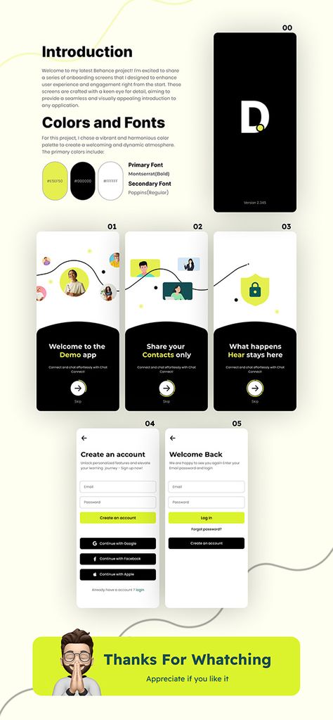 Onboarding screens Learn App, Onboarding Screen, Onboarding App, App Onboarding, User Interface Design, Interaction Design, Trends 2024, Mobile Design, Interface Design