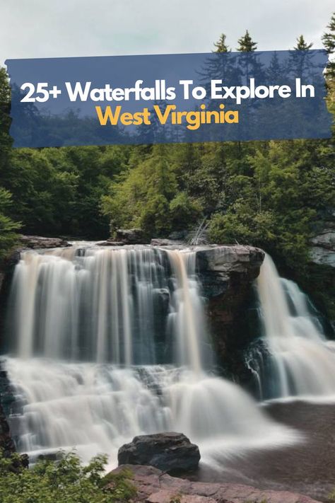 The state of West Virginia bears the motto “Mountaineers are Always Free” and recently launched the first-ever statewide Waterfall Trail. This new trail system links 29 of its over 200 waterfalls into one navigable route. West Virginia Hiking, West Virginia Waterfalls, Mason Dixon Line, Usa Bucket List, Waterfall Trail, Waterfall Hikes, Adventure Awaits, Amazing Destinations, West Virginia