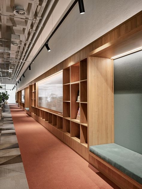 Good Job Games Offices - Istanbul | Office Snapshots Acoustic Ceiling Panels, Design Brief, Davis Furniture, Booth Seating, Tech Company, Corporate Interiors, Acoustic Wall Panels, Acoustic Wall, Office Snapshots