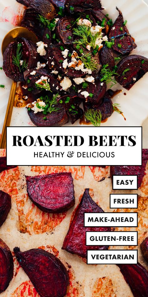 Learn how to roast beets with this simple recipe! No foil here. For best flavor, slice the beets and roast on a pan, just like you would for other veggies. #roastedbeets #beets #vegetables #sidedish #cookieandkate How To Roast Beets, Roast Beets, Roasted Beets Recipe, Beet Recipes, How To Roast, Roasted Beets, Roasted Veggies, Simple Recipe, Jump Rope