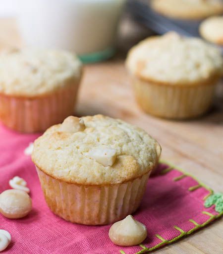 White Chocolate Macadamia Muffins Macadamia Nut Benefits, Macadamia Nut Muffins, Macadamia Muffins, White Chocolate Muffins, White Chocolate Macadamia Nut, Nut Muffins, White Chocolate Macadamia, Chocolate Macadamia, Sweet Muffin