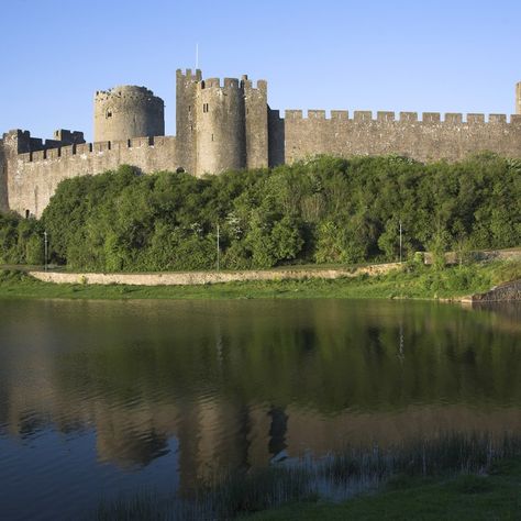 Pembroke Castle, Sam Claflin, Seaside Towns, Emilia Clarke, Fishing Villages, England Travel, Ireland Travel, Filming Locations, Architectural Digest