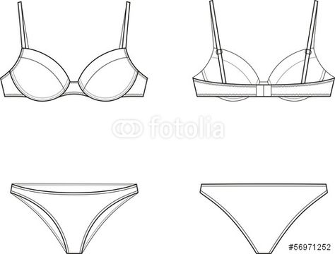 Bra Illustration Drawing, Web Design Examples, Technical Drawings, Fashion Templates, Unlined Bra, Drawing Templates, Fashion Illustrations, Technical Drawing, Fashion Sketches