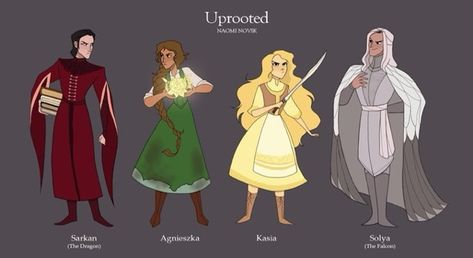 I love these designs for them, especially the Dragon, that’s how I imagined him heheheh Uprooted Naomi Novik, Naomi Novik, Nerd Crafts, Fan Anime, The Falcon, Books Art, Fantasy Novel, Books Young Adult, Fan Book