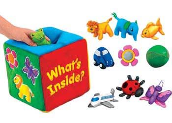 Lakeshore What’s Inside? Soft Feely Box - Tactile & Sensory Activities Tactile Sensory Activities, Classroom Center Signs, Auditory Verbal Therapy, Childrens Toy Boxes, Memory Activities, Lakeshore Learning, Classroom Centers, Pediatric Therapy, Expressive Language