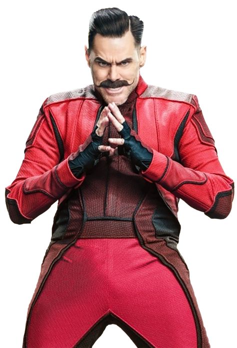 Eggman Sonic, Dr Robotnik, Sonic The Movie, Doctor Eggman, Womens Biker Jacket, Jim Carrey, Lady Biker, Red Collar, Brown Leather Jacket