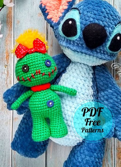 Crochet Little Monster Amigurumi Free PDF Pattern - Amigurumiday Crocheted Stuffed Animals, Monster Amigurumi, Crochet Pour Halloween, Disney Crochet Patterns, Crochet Monsters, Confection Au Crochet, Crochet Disney, Free Pdf Pattern, Crochet Animals Free Patterns