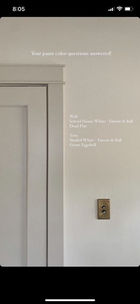 Egg Shell Paint Color Living Rooms, Egg Shell Wall Paint, Eggshell Walls, Eggshell Paint Color, Interior Door Color, Eggshell Paint, English Tudor, Cream Walls, Egg Shell