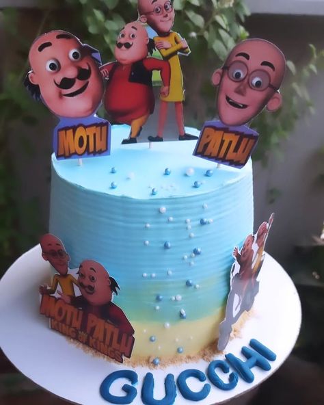 Motu patlu theme cake #cakeofinstagram #instabakery #bakersofinstagram #instalike#instaigers #instaphoto #instapic #instacake #instabusiness #smallbusiness #customized #theme #ahmedabad #instragram #vastral Motu Patlu Cake, Baby Cast, Theme Cake, Cakes For Boys, April 19, Ahmedabad, Themed Cakes, Cake, On Instagram