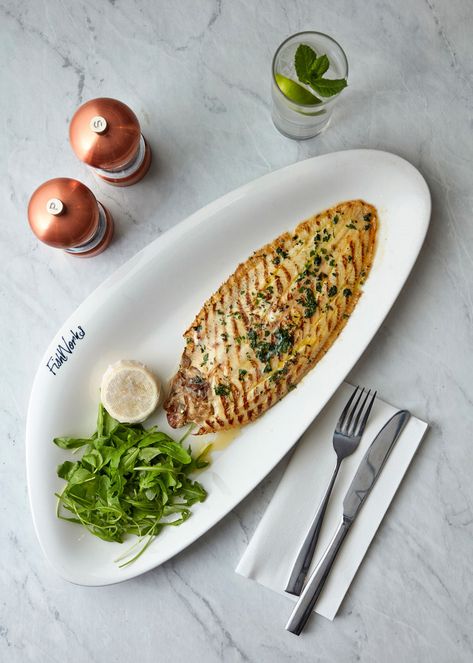 Grilled Sole Fish Recipes, Lemon Sole Recipes, Sole Recipes, Sole Fish, Dover Sole, Oil Splash, Health Corner, Lemon Olive Oil, Catch Of The Day