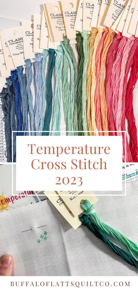 Embroidery Temperature Chart, Temperature Chart Cross Stitch, Cross Stitch Weather Chart, Temperature Embroidery Pattern, Daily Temperature Embroidery, Cross Stitch Temperature Pattern, Temperature Cross Stitch Pattern, Temperature Cross Stitch Pattern Free, Cross Stitch Temperature Chart