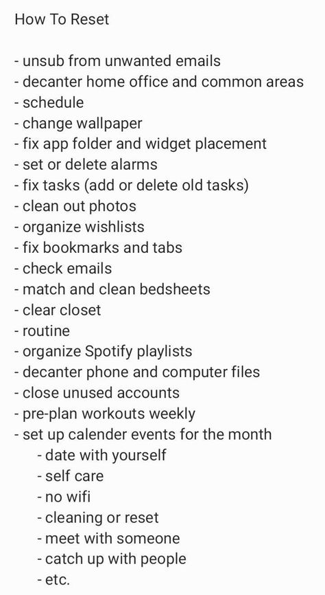 How to reset Weekly Reset, Productive Things To Do, Get My Life Together, Glow Up Tips, Bettering Myself, Self Discipline, Self Care Activities, Self Motivation, Self Care Routine