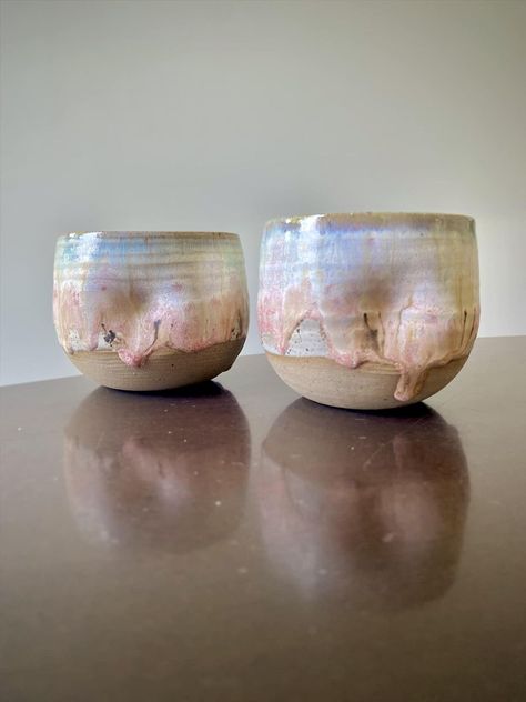 Mayco Glaze Rose Quartz, Rose Quartz Glaze Combinations, Mayco Glaze Combos, Mayco Winter Wood, Organic Ceramics, Amaco Glazes, Winter Wood, Glaze Ceramics, Glaze Recipe